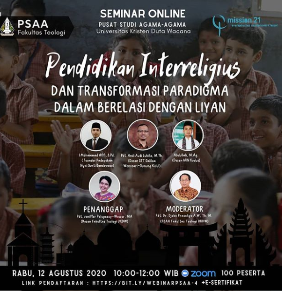 Seminar Online PSAA: Pendidikan Interreligius